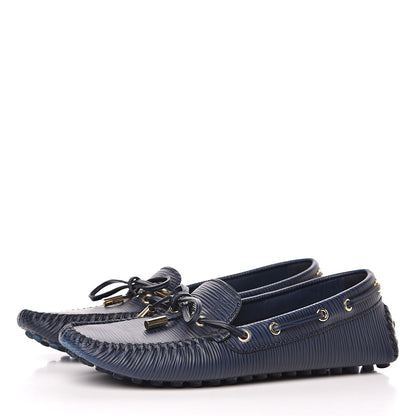 Louis Vuitton Epi Gloria Loafers 36 Indigo 3 of 10