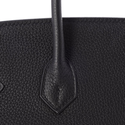 Hermes Togo Birkin 25 Black 32 of 37