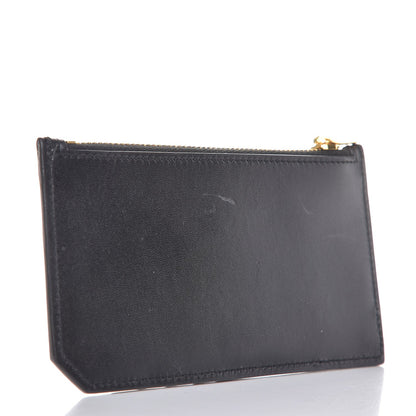 Saint Laurent Calfskin 5 Fragments Zip Pouch Card Holder Black 3 of 10