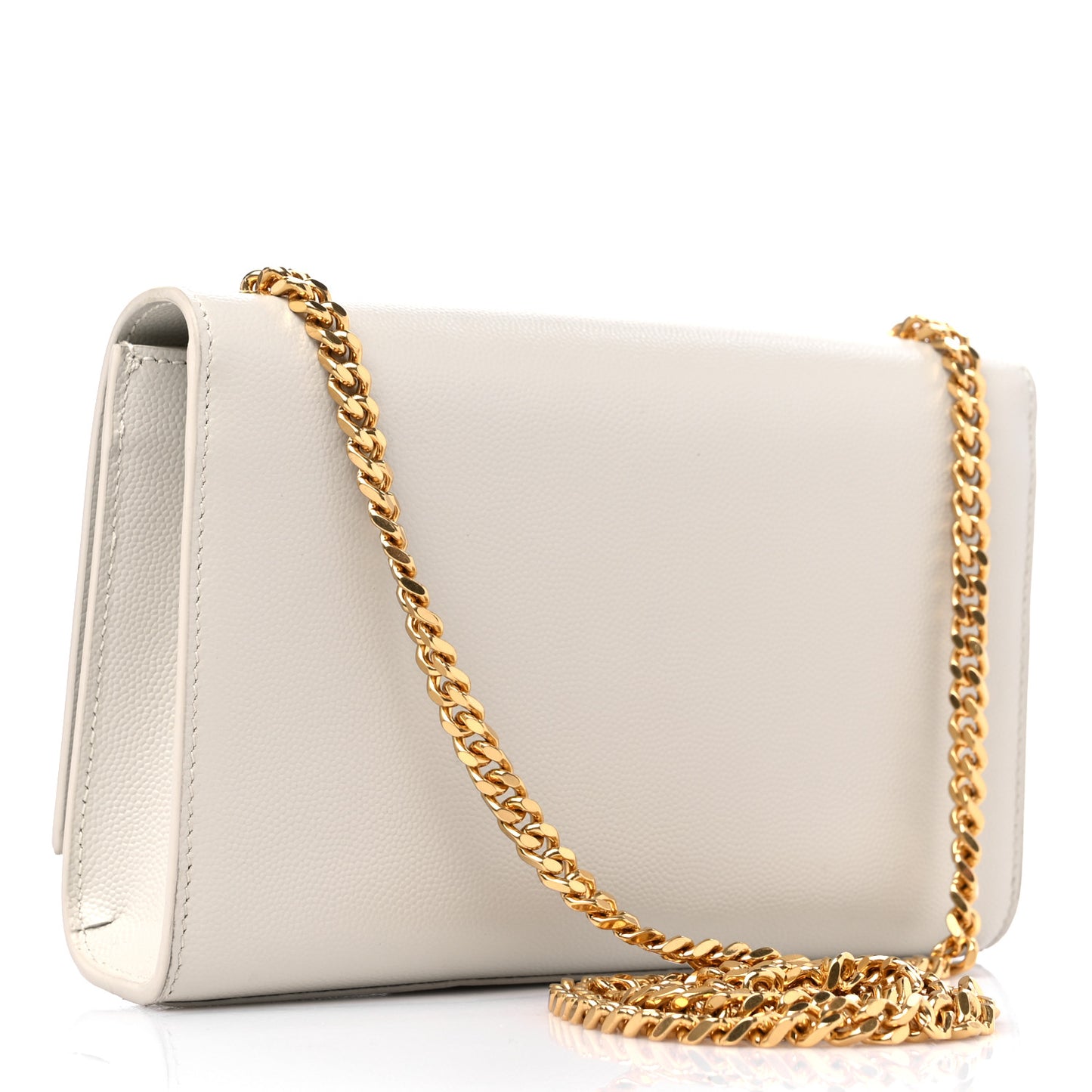 Grain De Poudre Small Classic Monogram Kate Tassel Satchel Crema Soft