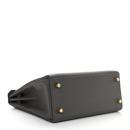 Hermes Togo Kelly Retourne 25 Etain 5 of 34