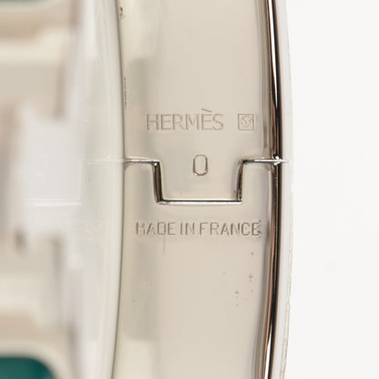 Hermes Enamel Narrow Clic Clac H Bracelet PM Malachite 4 of 4