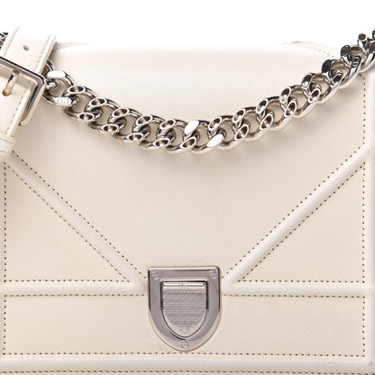 Christian Dior Calfskin Small Diorama Flap Bag Off White 10 of 10