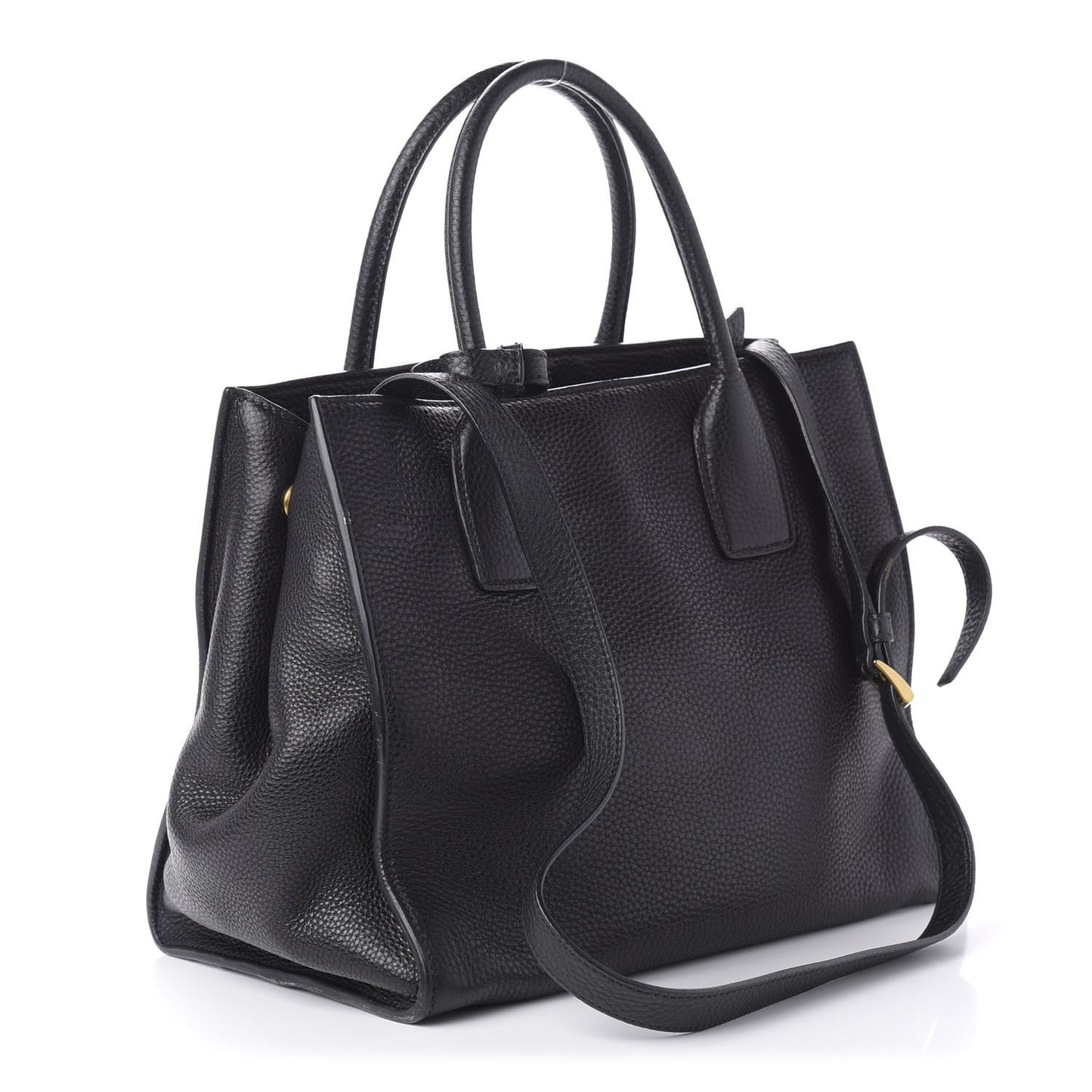 Vitello Daino Tote Black