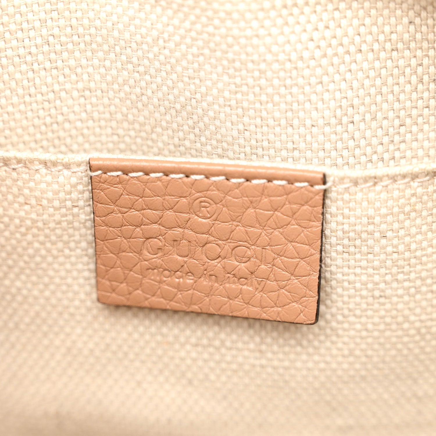 Gucci Pebbled Calfskin Small Soho Disco Bag Camelia 6 of 13