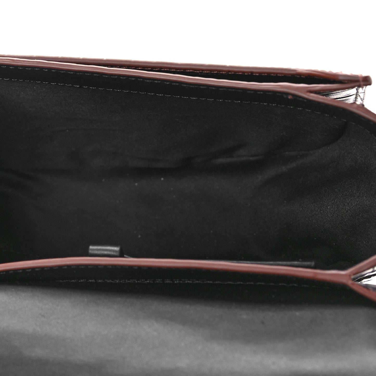 Calfskin Crocodile Embossed Pashli Saddle Belt Bag Cognac