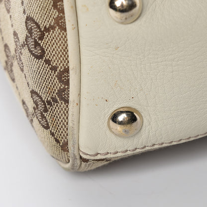 Gucci Monogram Peggy Braided Tote Off White 13 of 19