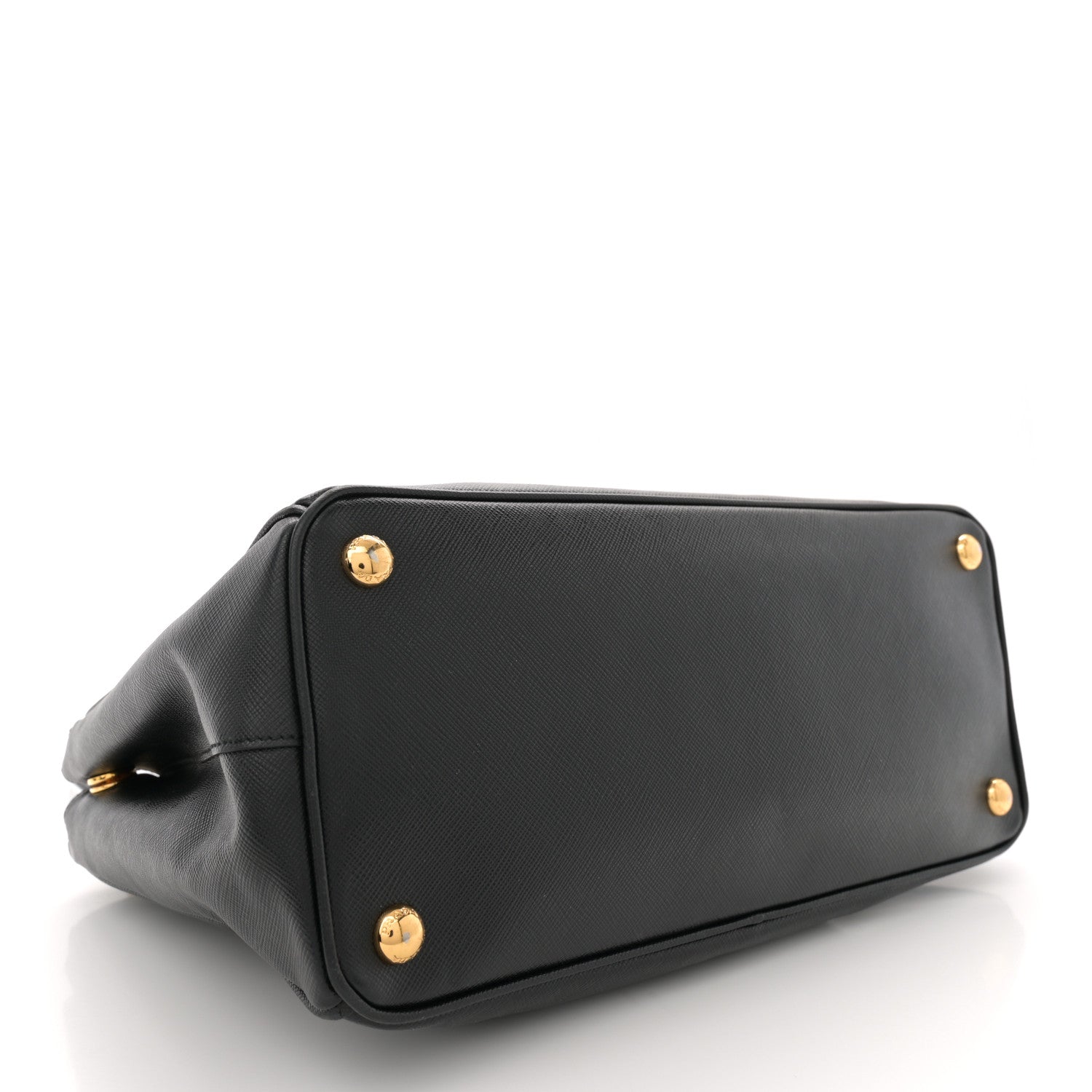 Prada Saffiano Small Galleria Double Zip Tote Black 4 of 14