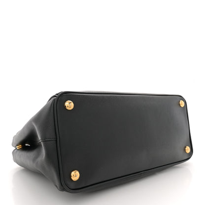 Prada Saffiano Small Galleria Double Zip Tote Black 4 of 14