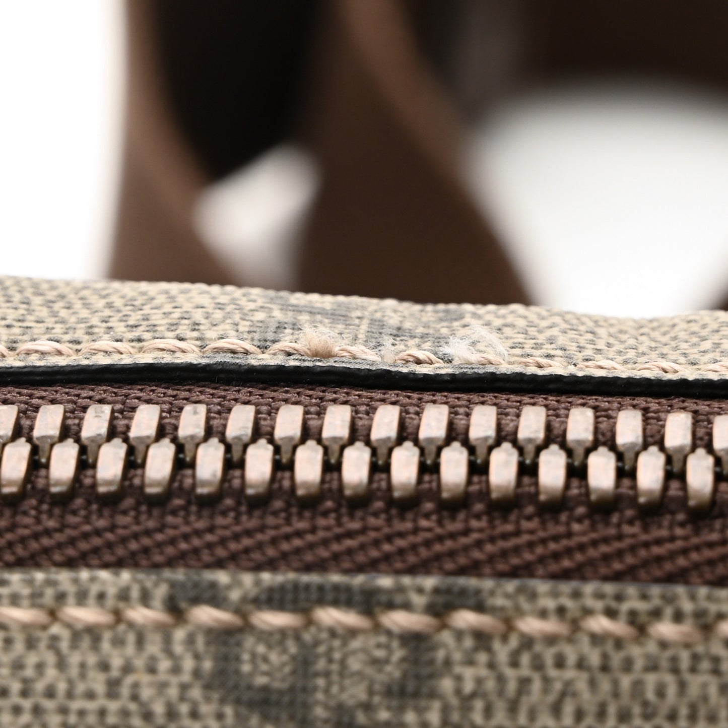Soft GG Supreme Monogram Medium Ophidia Belt Bag Dark Brown