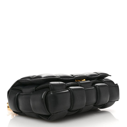 Bottega Veneta Lambskin Maxi Intreccio Padded Chain Cassette Crossbody Bag Black 4 of 11