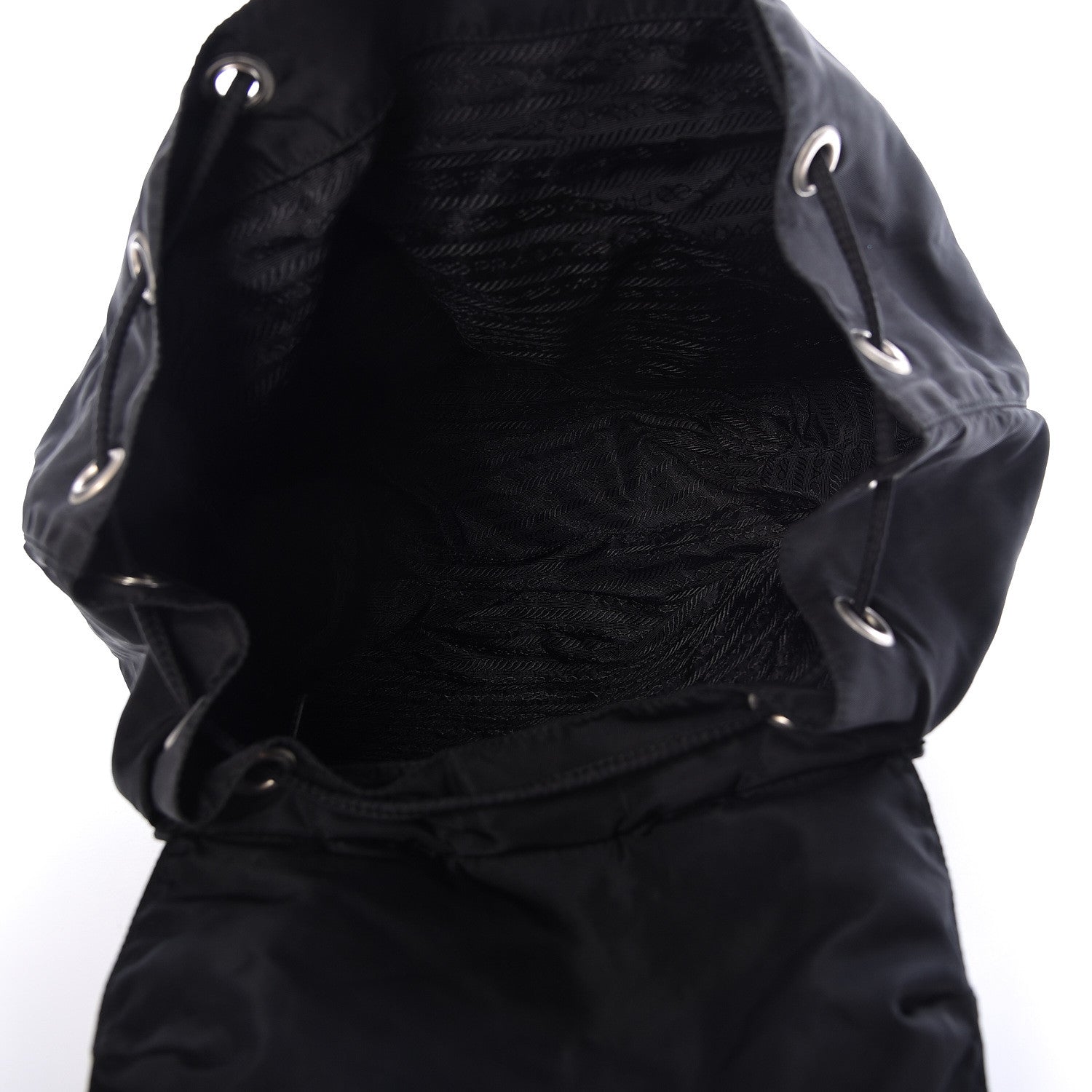 Prada Nylon Vela Medium Backpack Black 5 of 11
