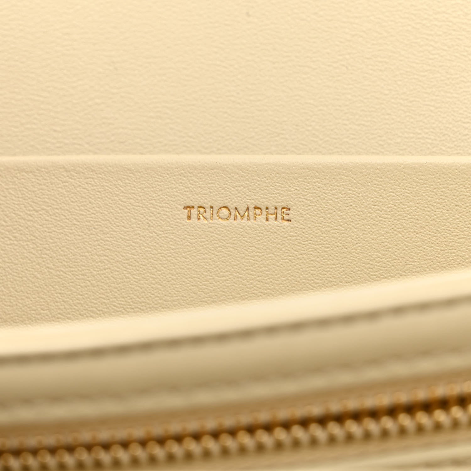 Celine Shiny Calfskin Medium Triomphe Limestone 9 of 12
