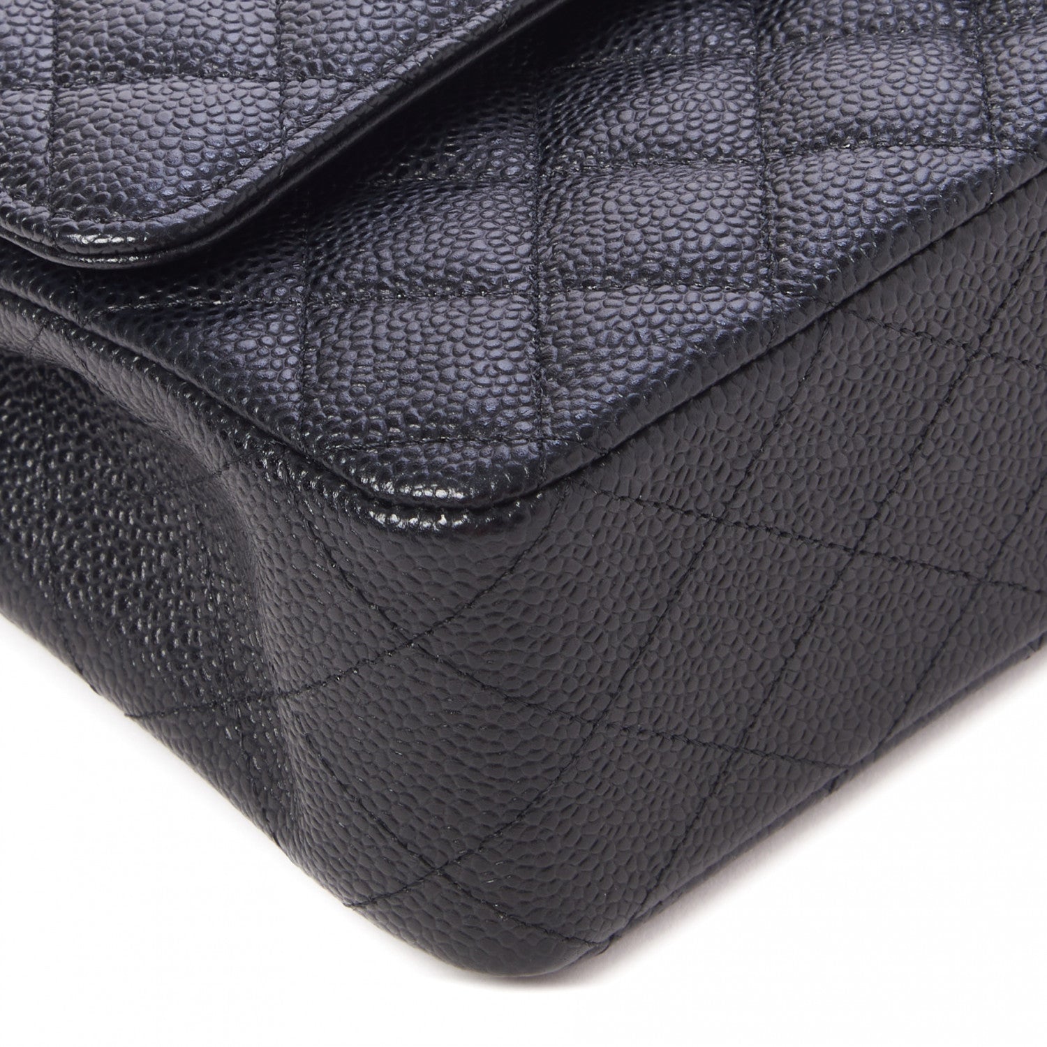 Chanel Caviar Quilted Medium Double Flap Black 5 of 10