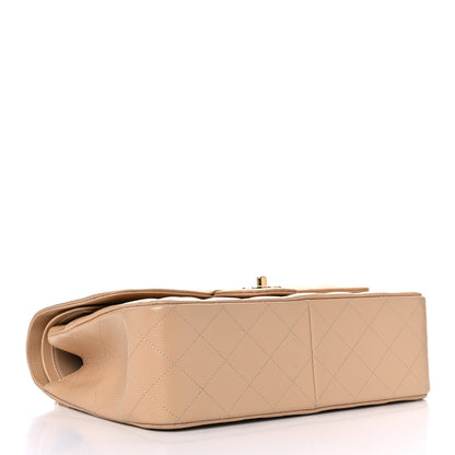Chanel Caviar Quilted Jumbo Double Flap Beige Clair 4 of 10