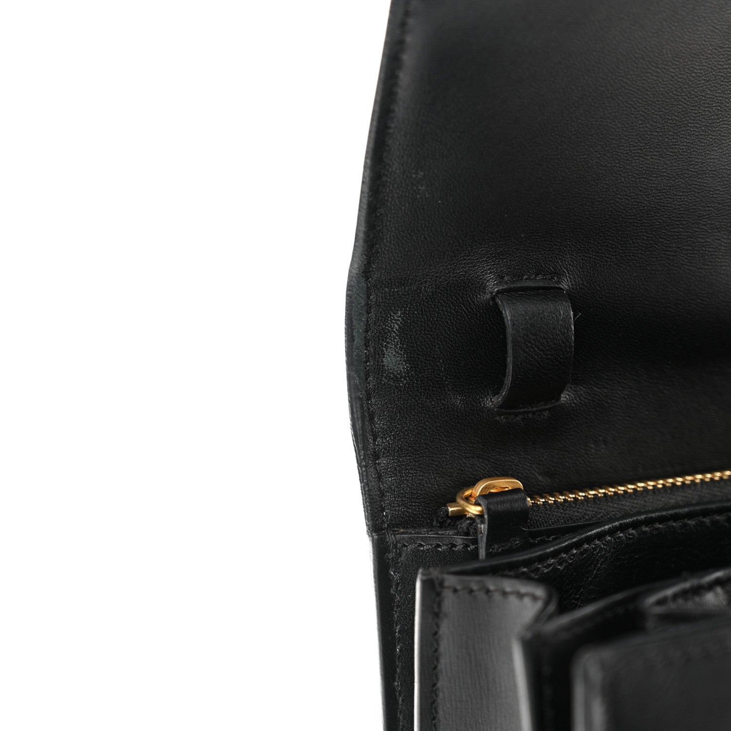 Celine Box Calfskin Medium Classic Box Flap Bag Black 11 of 11