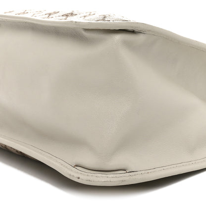 Gucci Monogram New Sakai Calfskin Lux Horsebit 1955 Tote Beige Ebony Mystic White 10 of 11