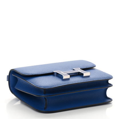 Hermes Epsom Enamel Constance 18 Bleu France 4 of 10