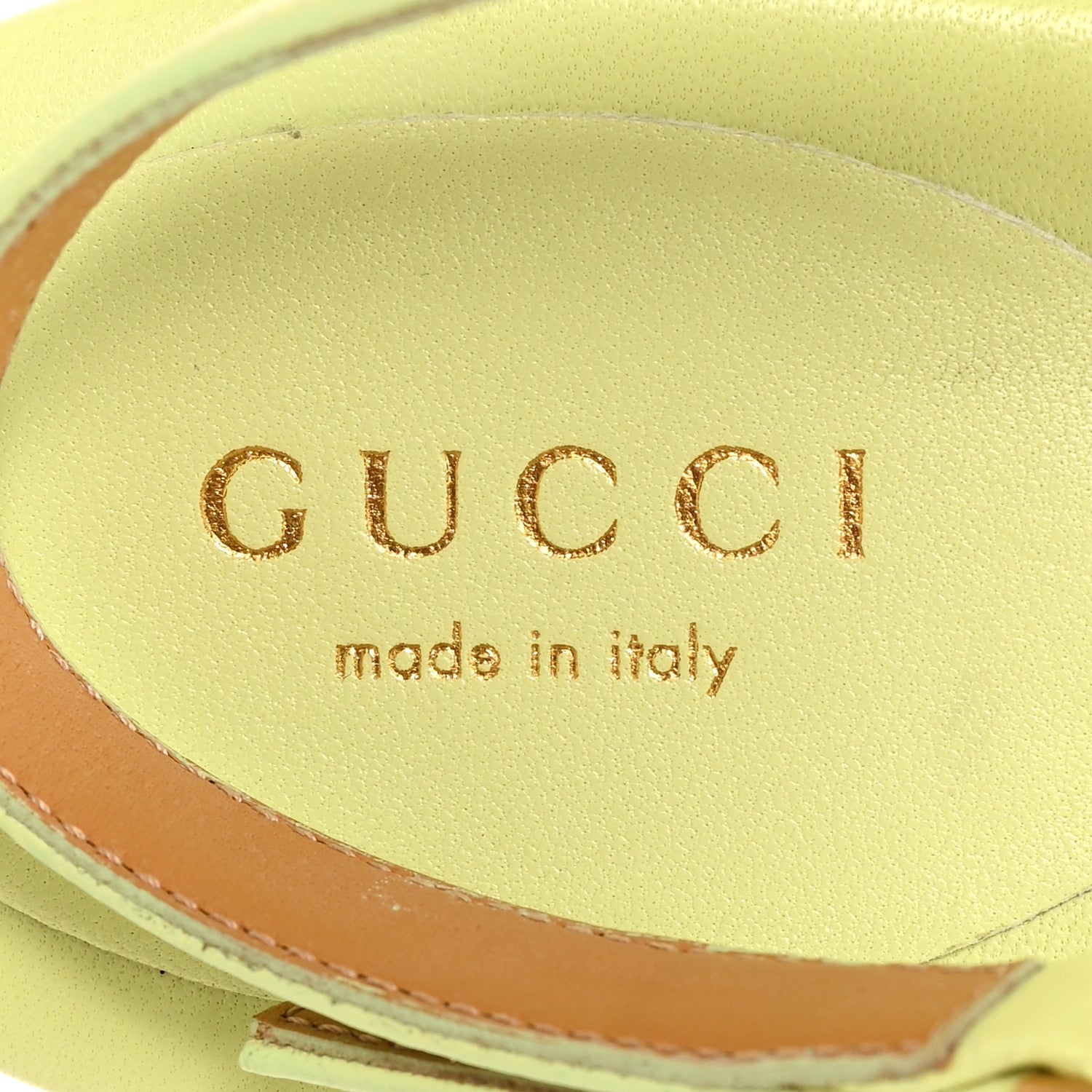 Gucci Calfskin Double G Thong Flat Sandals 36.5 Pistachio Green 8 of 9