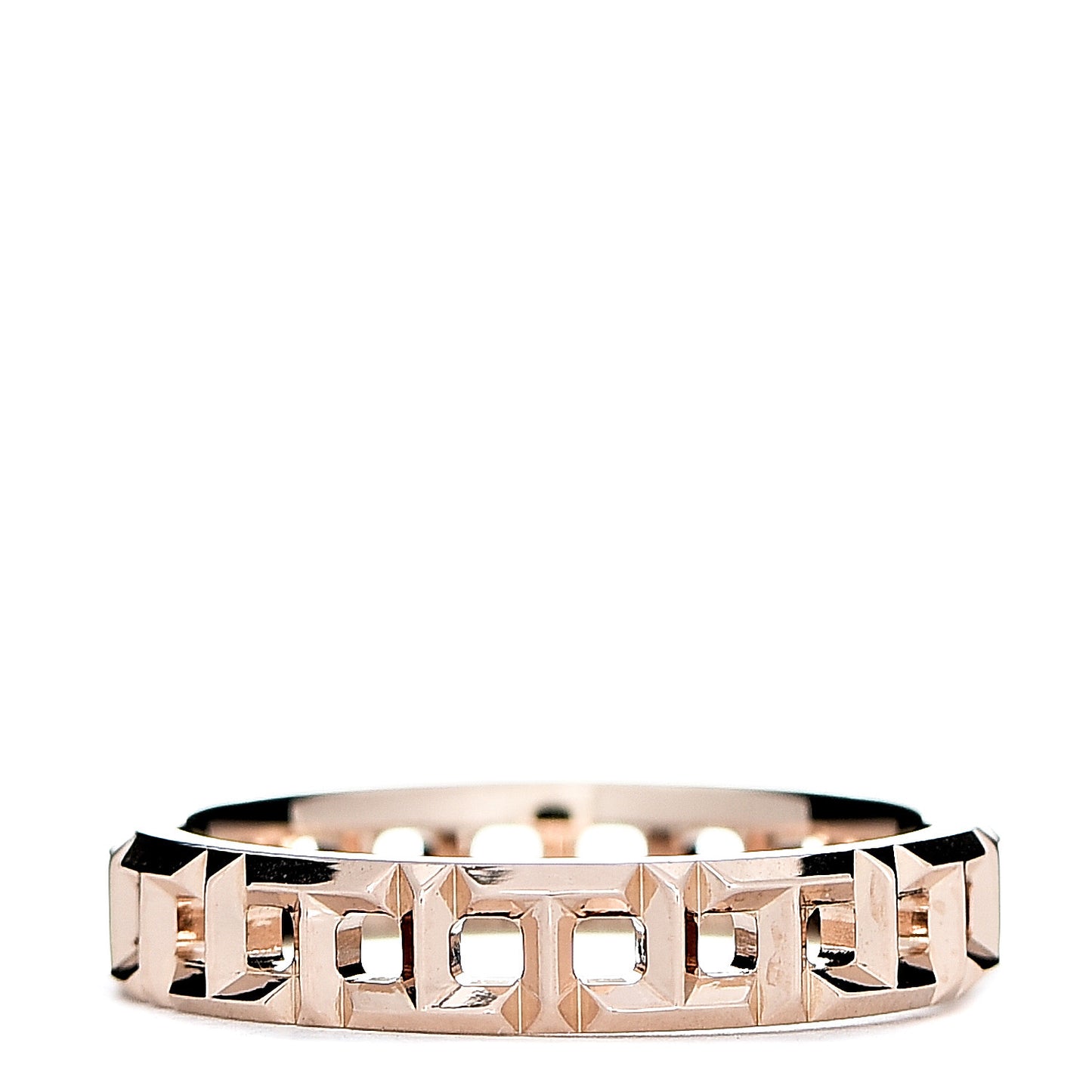 18K Rose Gold Narrow T True Ring 48 4.5