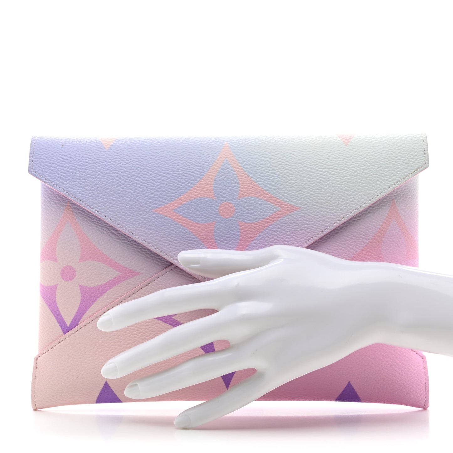LOUIS VUITTON Monogram Giant Spring In The City Large Kirigami Pochette Sunrise Pastel