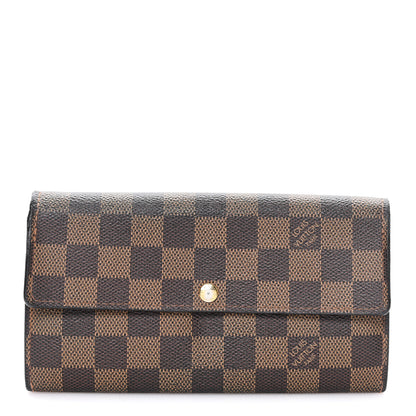 Louis Vuitton Damier Ebene Sarah Wallet 1 of 8