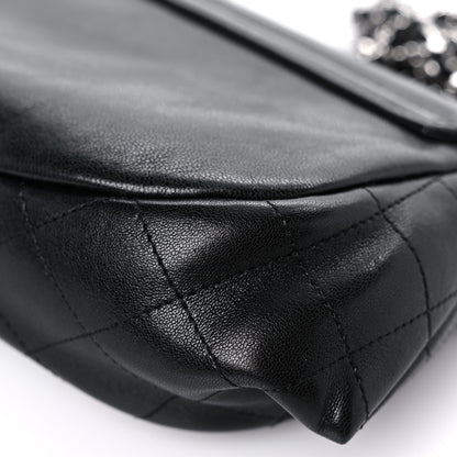 Chanel Caviar Half Moon Wallet On Chain WOC Black 12 of 16