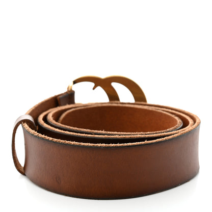 Gucci Faded Calfskin Double G 40mm Belt 90 36 Cuir 2 of 5
