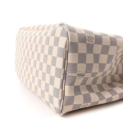 Louis Vuitton Damier Azur Neo Neverfull MM Rose Ballerine 9 of 10