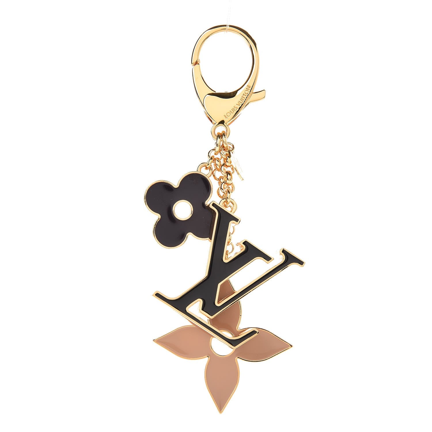 Louis Vuitton Fleur De Monogram Bag Charm Dore 1 of 3