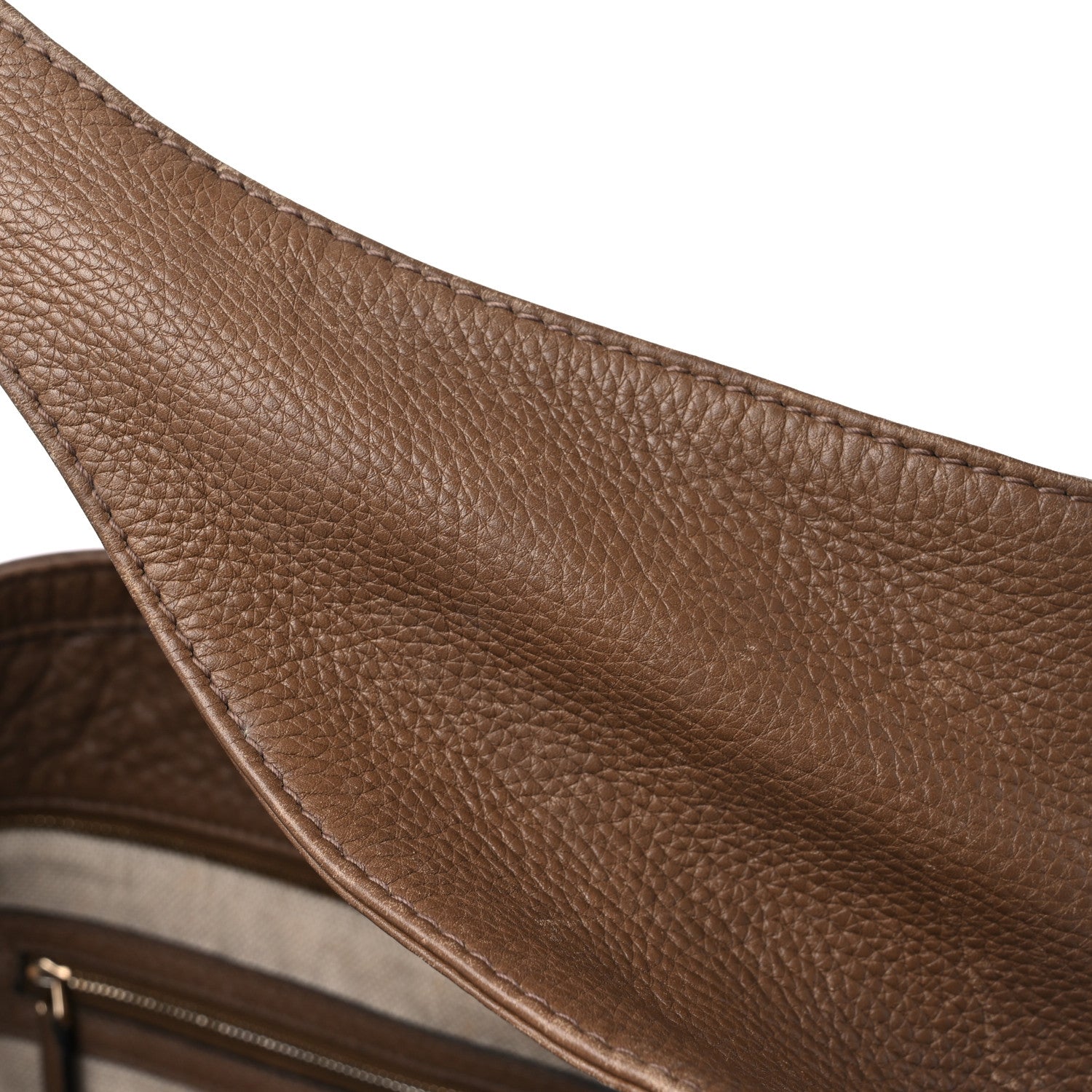Gucci Calfskin Greenwich Medium Shoulder Bag Brown 21 of 24