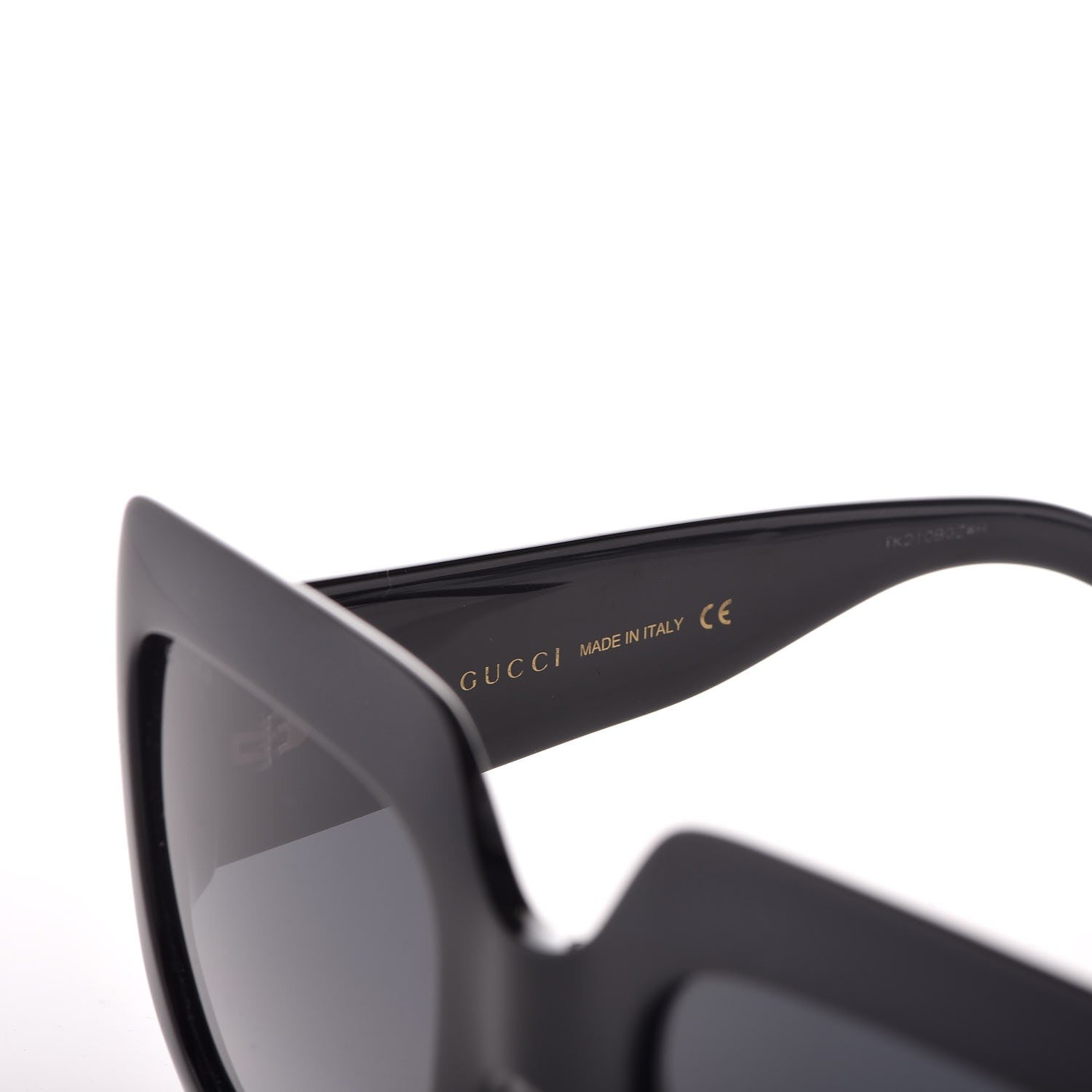 Gucci Acetate Square Frame Sunglasses GG0053S Black 6 of 8