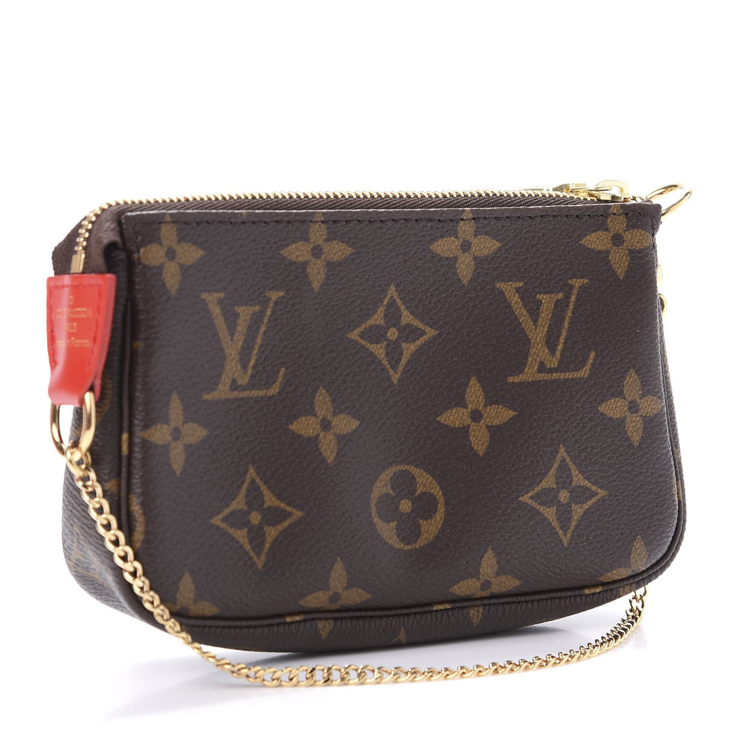Monogram 2020 Christmas Animation Bumper Cars Mini Pochette Accessories Coquelicot