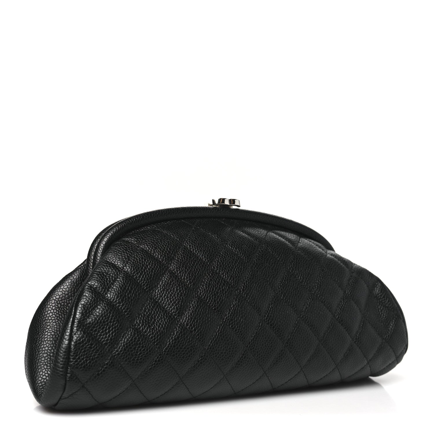 Chanel Caviar Quilted Timeless Clutch Black 3 of 8