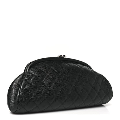 Chanel Caviar Quilted Timeless Clutch Black 3 of 8