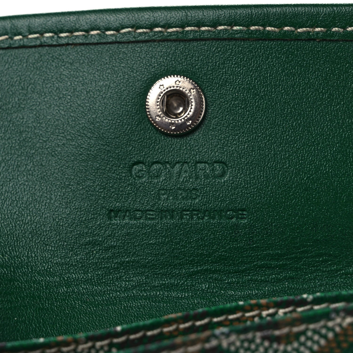 Goyard Goyardine Saint Louis Junior Jr PM Tote Green 5 of 11