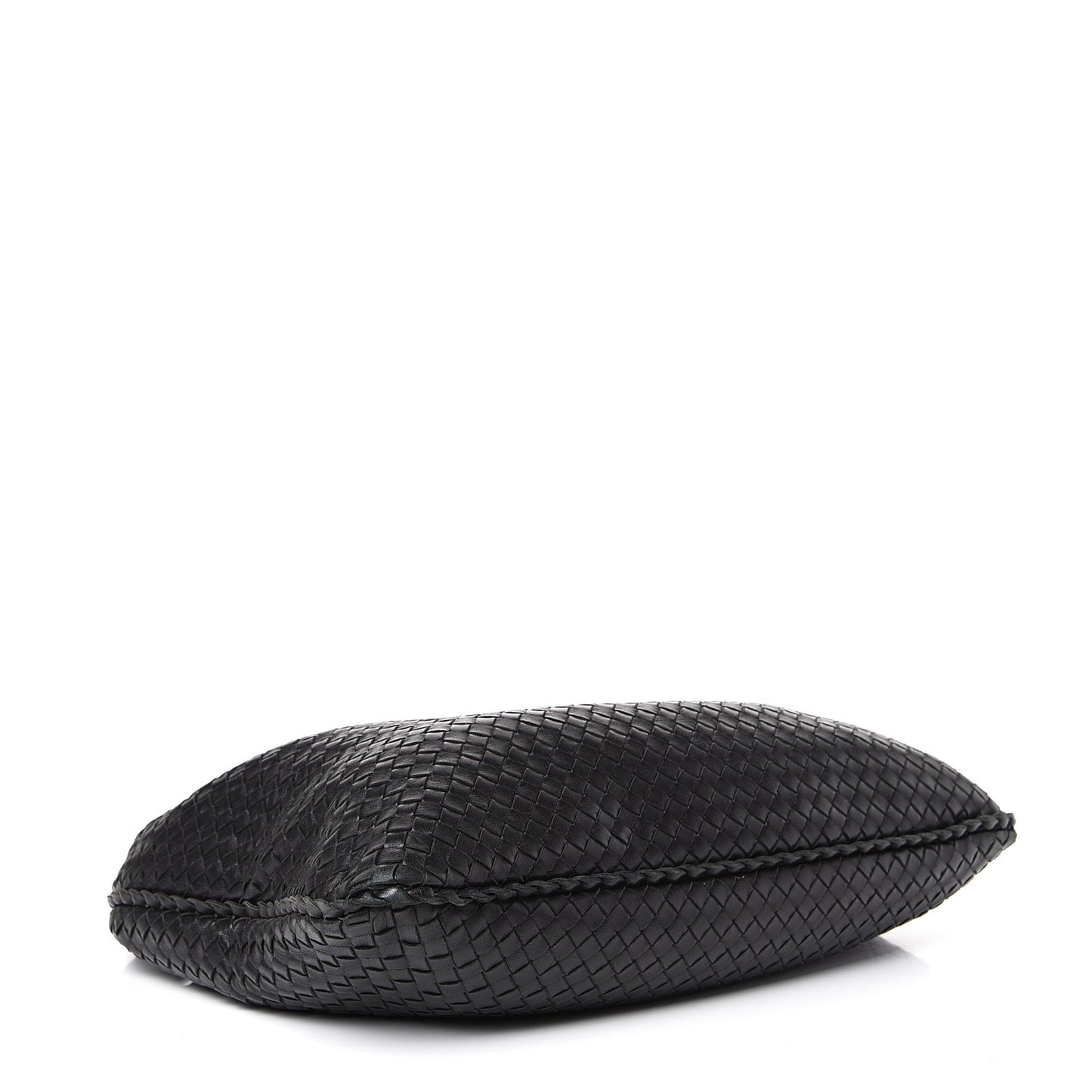 Nappa Intrecciato Large Veneta Hobo Black