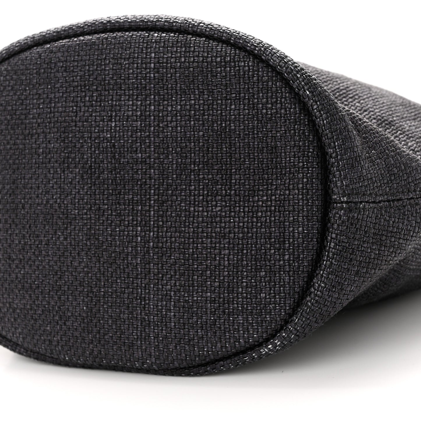 Lurex Canvas Deauville Drawstring Bag Navy Blue Gold