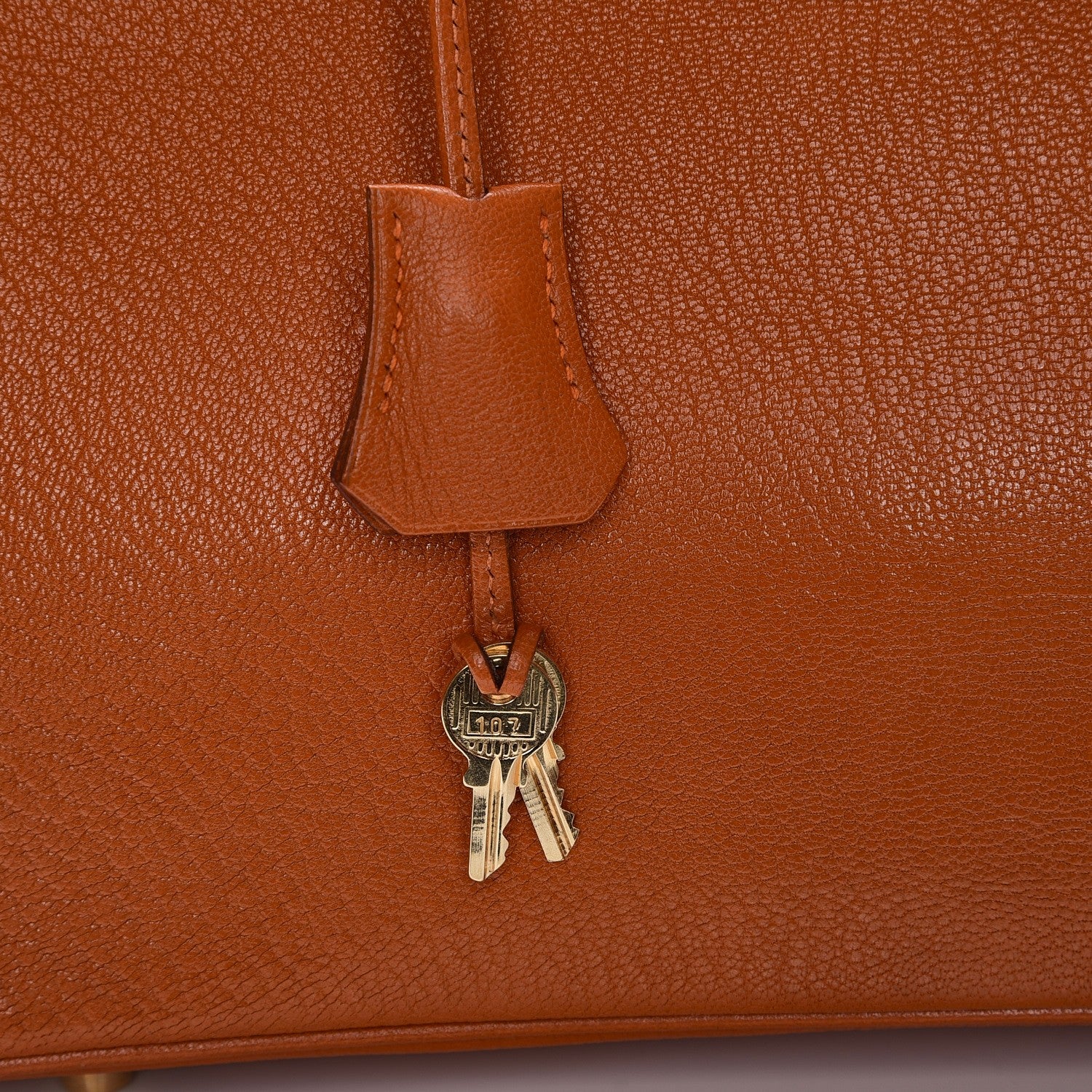 Hermes Chevre de Coromandel Birkin 30 Potiron 26 of 26