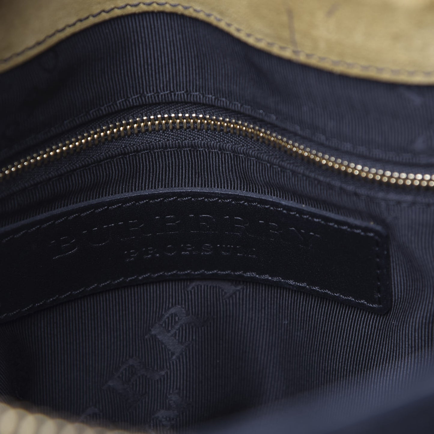 Patent Quilted Bi-Color Medium Albett Tote Black Gold