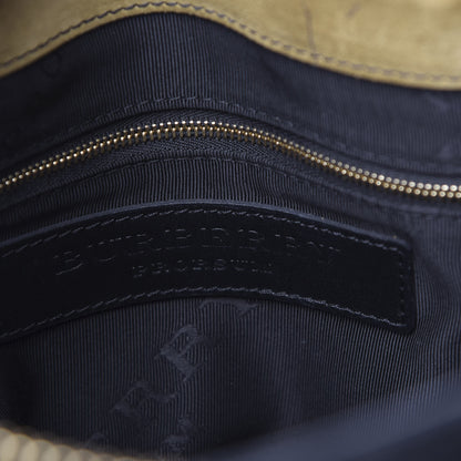Burberry Patent Quilted Bi-Color Medium Albett Tote Black Gold 8 of 13