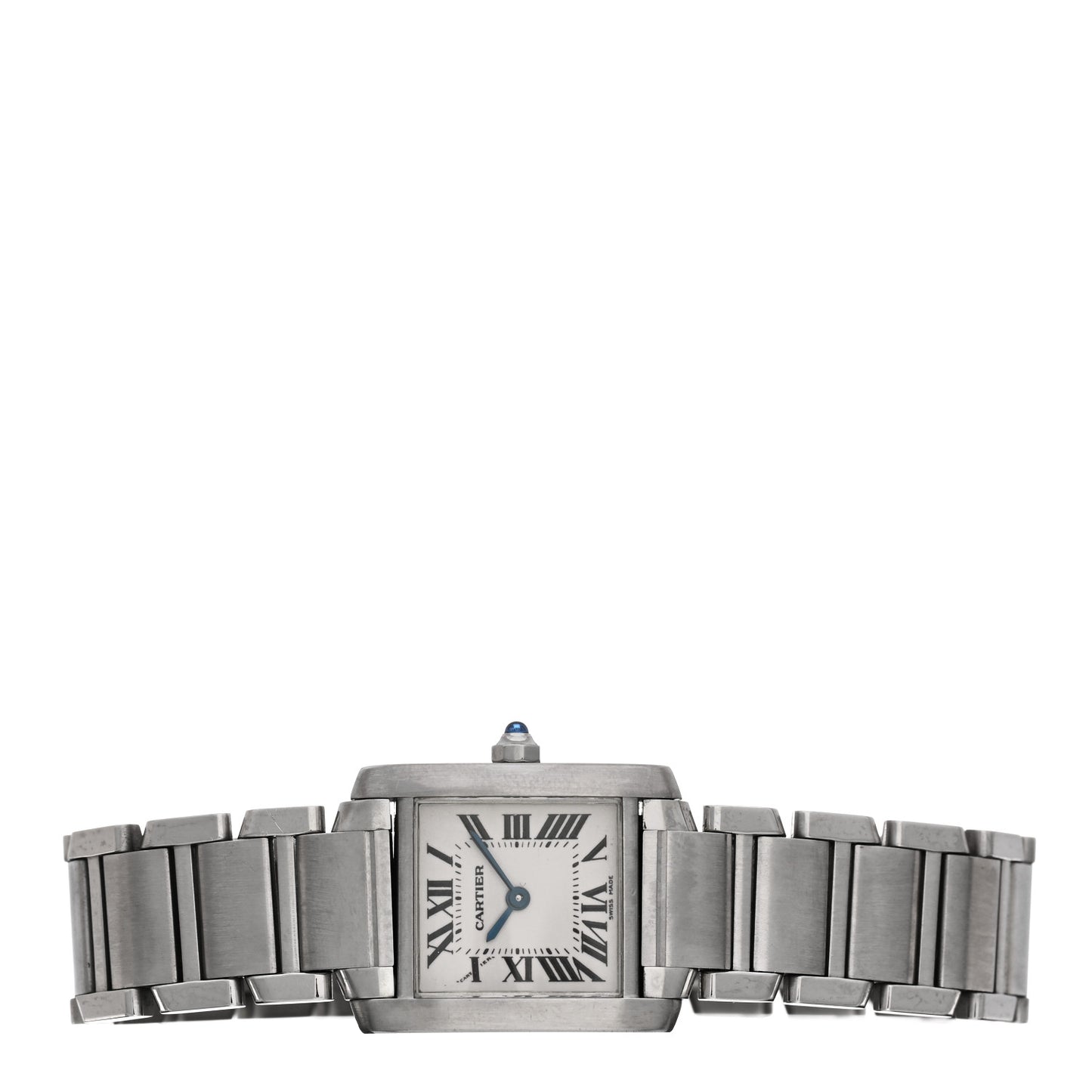 Stainless Steel 20mm Tank Francaise Quartz Watch