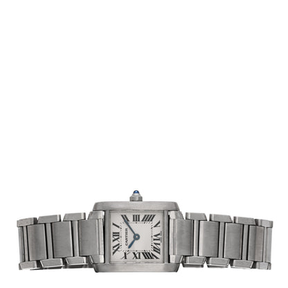 Cartier Stainless Steel 20mm Tank Francaise Quartz Watch 2 of 4