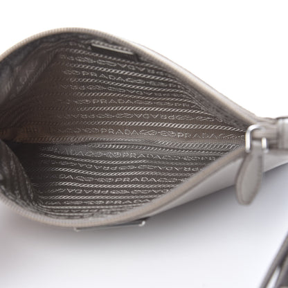 Prada Tessuto Nylon Maniglia Pouch Argilla 5 of 8