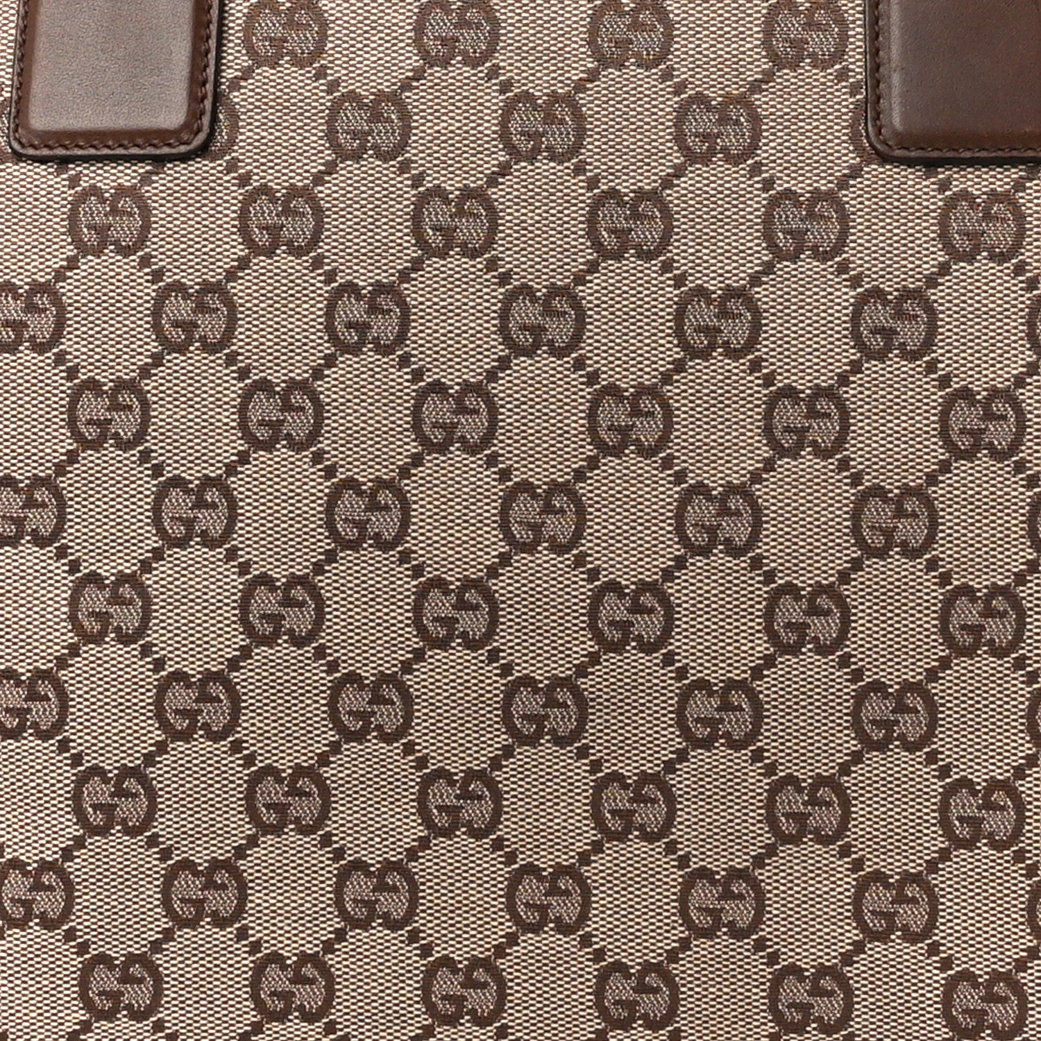 Gucci Monogram Tote Brown 8 of 14