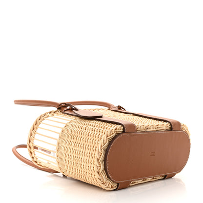 Hermes Barenia Wicker Park Bottle Basket 5 of 10