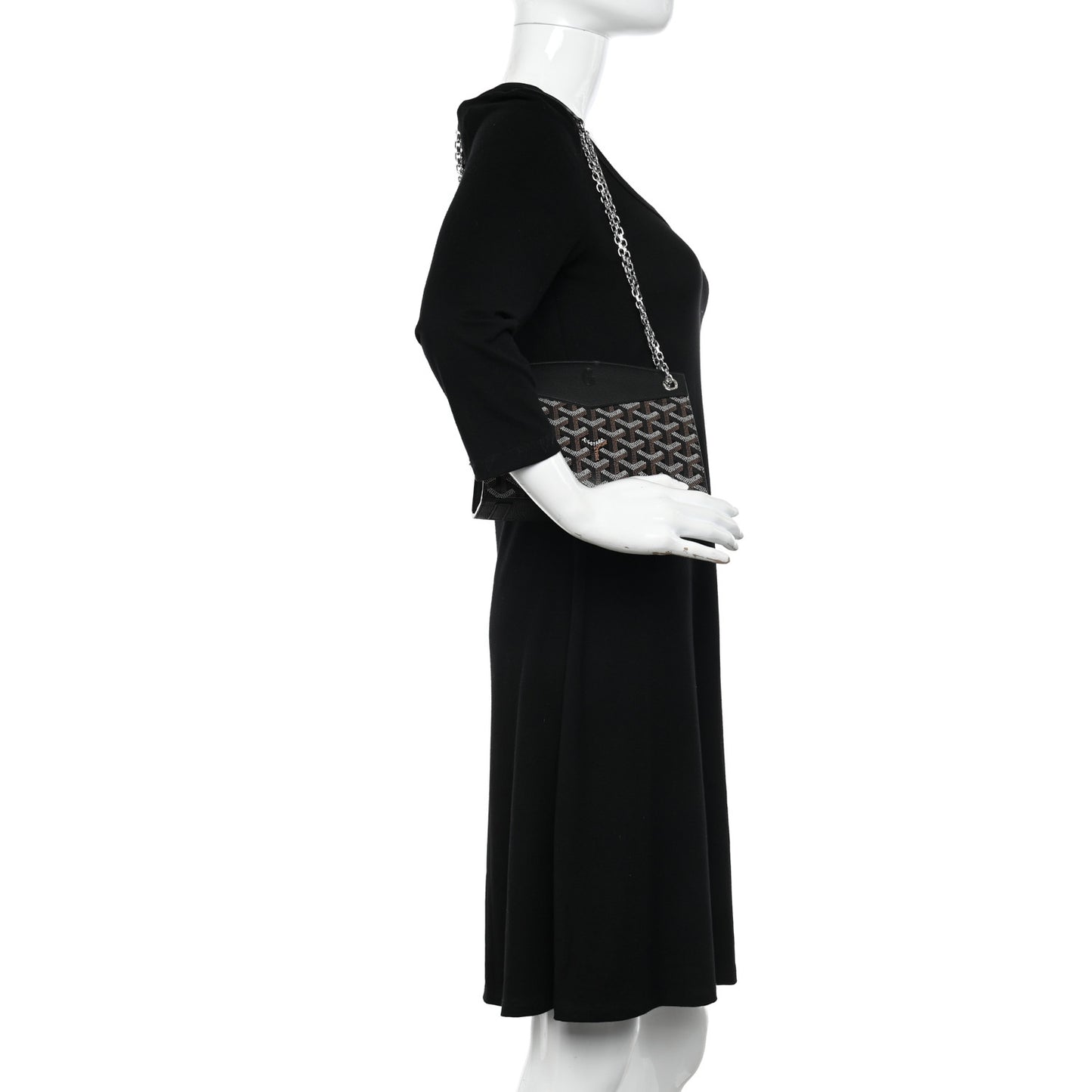 Goyardine Rouette Structure PM Black