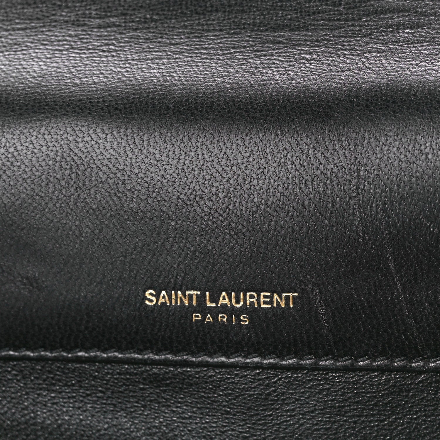 Saint Laurent Lambskin Matelasse Monogram Large Vicky Chain Bag Black 6 of 11