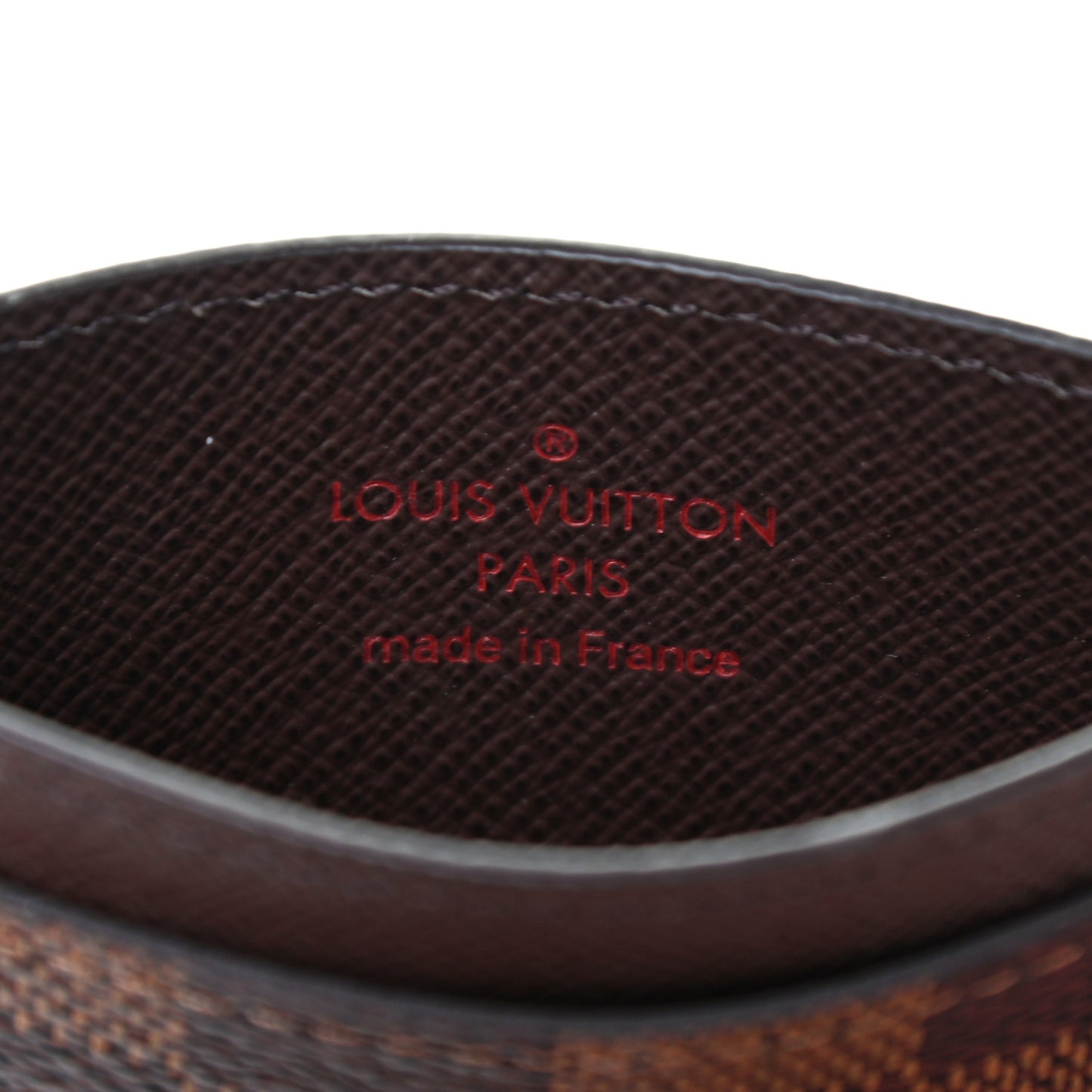 Damier Ebene Card Holder
