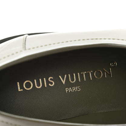 Louis Vuitton Shiny Calfskin Academy Loafers 38 Kaki 8 of 10